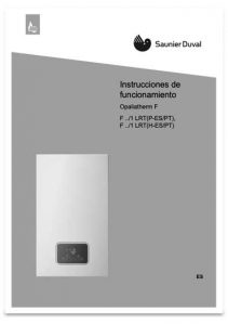 manual usuario calentador saunier duval opaliatherm f 15/1